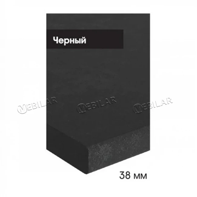 Столешница h38 2100 мм черный